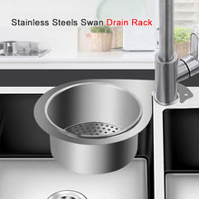 Load image into Gallery viewer, Stainless Steel Swan Sink Strainer Basket
