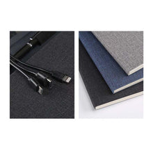 Load image into Gallery viewer, Trådløs lading Multifunksjonsportefølje Notatbok