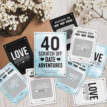 Load image into Gallery viewer, Date Night Ideas Scratch Card Game