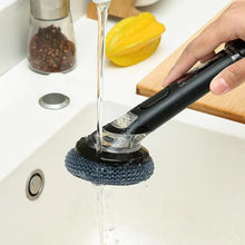 Load image into Gallery viewer, Multifunctional Long Handle Pressing Cleaning Brush
