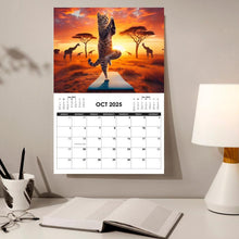 Load image into Gallery viewer, Yoga Kitten 2025 Wall Calendar