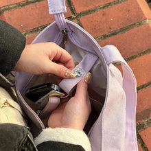 Load image into Gallery viewer, Casual Tote Bag With Pockets