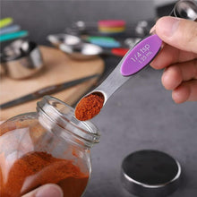 Load image into Gallery viewer, Stainless Steel Magnetic Measuring Spoons Set