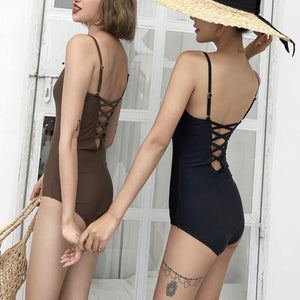 One Piece Push Up Swimsuit