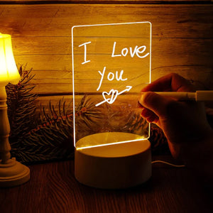 Note Board Creative LED Night Light