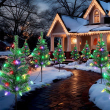 Load image into Gallery viewer, Solar Christmas Stake Lights – Outdoor Garden &amp; Lawn Decoration Lights
