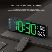 Load image into Gallery viewer, Upgraded Digital Wall Clock Large Display