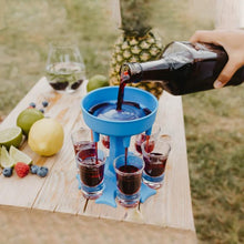 Load image into Gallery viewer, 6 Shot Glass Dispenser and Holder