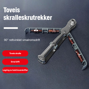 Toveis skralleskrutrekkersett
