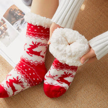 Load image into Gallery viewer, Christmas hot sale reindeer padded cotton socks