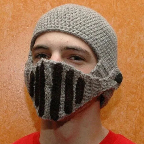 Knit Roman Knight Beanie Hat