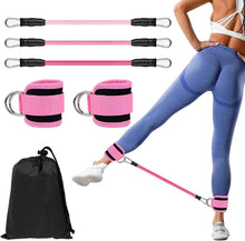 Load image into Gallery viewer, Ankle Resistance Band Set for Leg and Hip Training