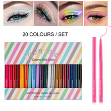 Load image into Gallery viewer, 20 PCS Colored Eyeliners Pencil Set