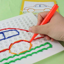 Load image into Gallery viewer, DIY Magic Threading Board for Kids