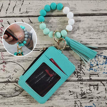 Load image into Gallery viewer, Stylish Card Holder With Silicone Bead Bracelet
