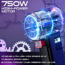 Load image into Gallery viewer, High-Power Cordless Turbo Fan Blower