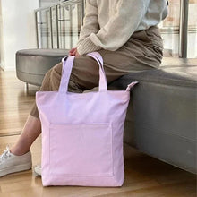 Load image into Gallery viewer, Casual Tote Bag With Pockets