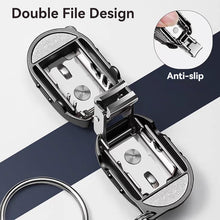Load image into Gallery viewer, Portable Mini Folding Nail Clippers Keychain