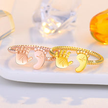 Load image into Gallery viewer, Baby Palm and Feet Ring