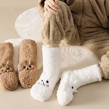 Load image into Gallery viewer, Little Bear Ultra-thick Cozy Slipper Home Socks