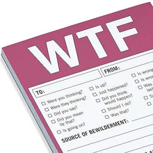Load image into Gallery viewer, WTF Notes Handy Checklist Memo Pad