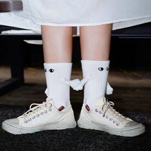Load image into Gallery viewer, Hand In Hand Magnetic Holding Hands Socks