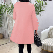 Load image into Gallery viewer, Knee-Length Dress With Long Sleeves
