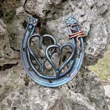 Load image into Gallery viewer, Forged Handmade Horseshoe-Iron