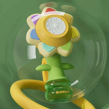 Load image into Gallery viewer, Sunflower Shaped Portable Electric Bubble Maker Toy