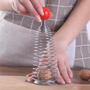 Stainless Steel Spring Walnut Opener