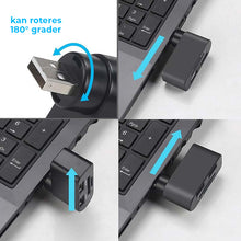 Load image into Gallery viewer, 4 i 1 roterbar USB-hub