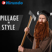 Load image into Gallery viewer, Knitted Viking Beard Hat