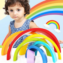 Load image into Gallery viewer, Wooden Rainbow World