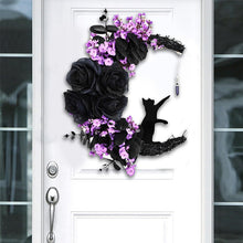 Load image into Gallery viewer, Cat Crescent Moon Wreath