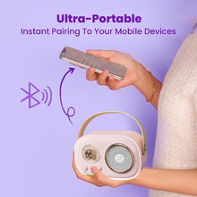 Load image into Gallery viewer, Portable Bluetooth Speaker with Wireless Microphone