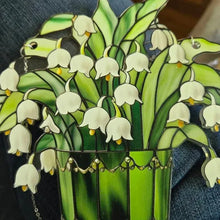 Load image into Gallery viewer, Lily Of Valley Suncatcher