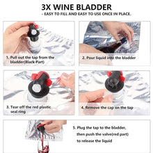 Load image into Gallery viewer, Red Wine Dispenser Tote Bag