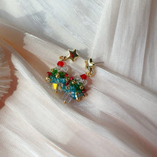 Load image into Gallery viewer, Christmas Tree Earrings