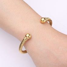 Load image into Gallery viewer, Stainless Steel Twisted Cable Wire Bracelet