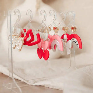 Acrylic Jewelry Hanger Rack Organizer
