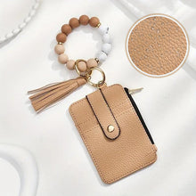 Load image into Gallery viewer, Stylish Card Holder With Silicone Bead Bracelet