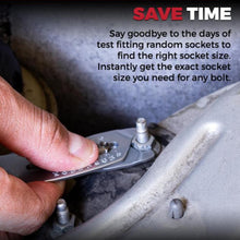 Load image into Gallery viewer, Thread Size Checker Keychain