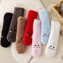 Load image into Gallery viewer, Little Bear Ultra-thick Cozy Slipper Home Socks
