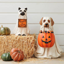Load image into Gallery viewer, Halloween Pumpkin Ghost Candy Bowl Holder