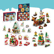 Load image into Gallery viewer, Advent Calendar Kids With Christmas Building Blocks