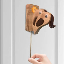 Load image into Gallery viewer, Wooden Handmade Creative Woodpecker Door Bell