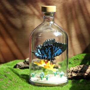 Insect Collection Building Blocks with Glass Display Bottle