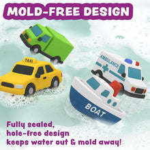 Load image into Gallery viewer, Kids’ Bath Toys – Fun Transportation Vehicles