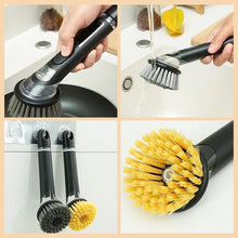Load image into Gallery viewer, Multifunctional Long Handle Pressing Cleaning Brush