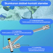 Load image into Gallery viewer, Skumkanon dobbel tilkoblingsutstyr